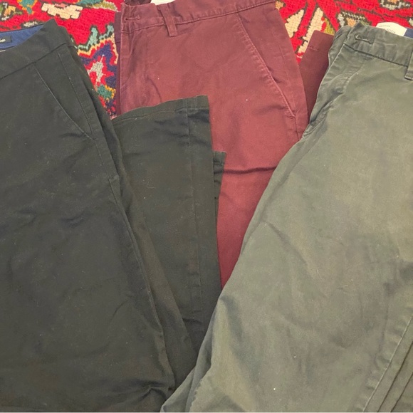 Bundle of 4 scotch and soda and club Monaco men’s slim leg chinos - Picture 9 of 9